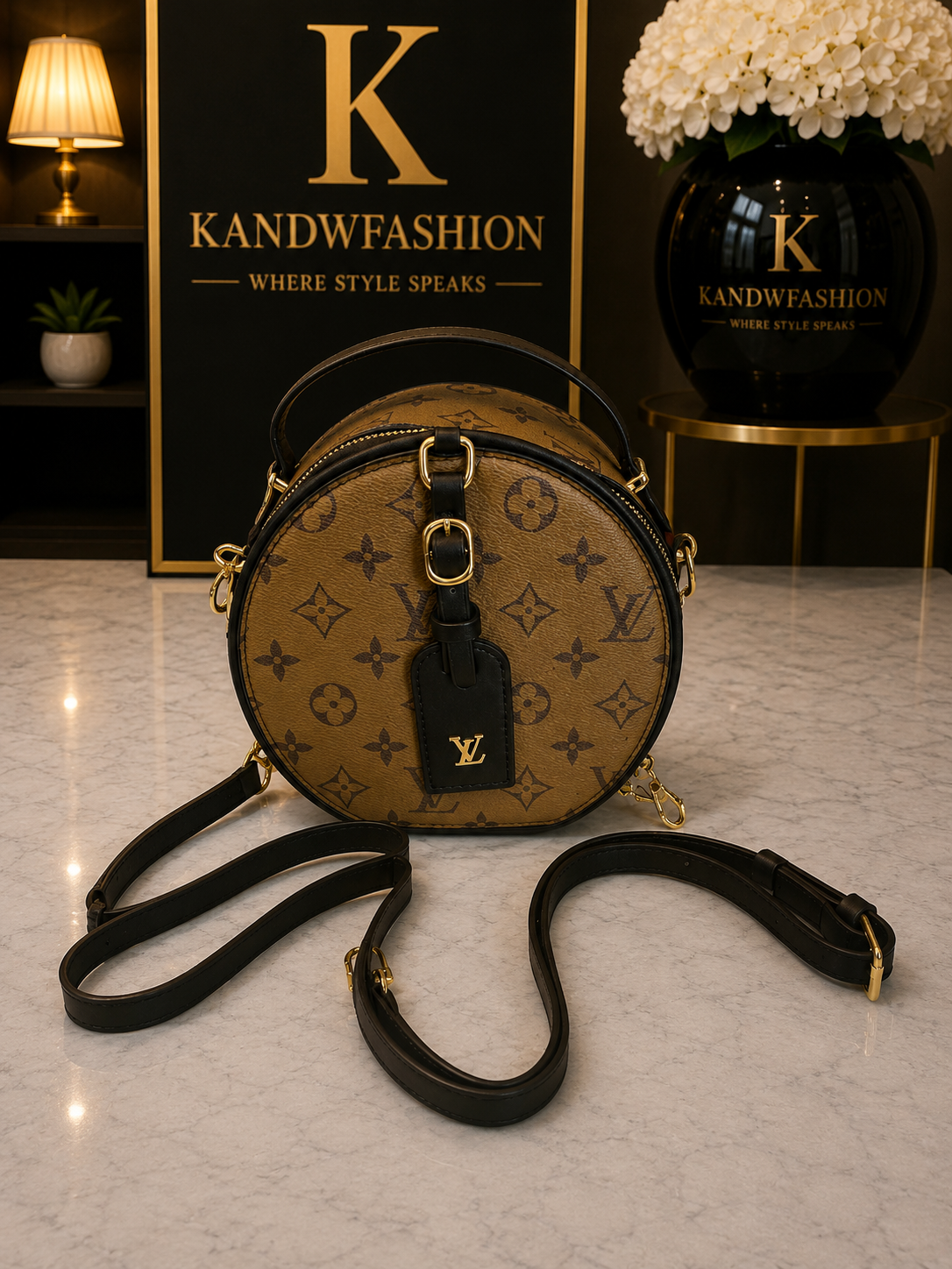 Round LV Bag