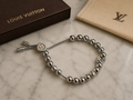Silver Men LV Bracelet