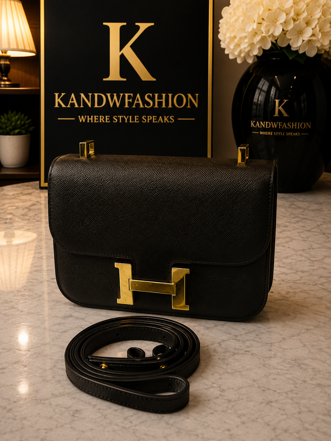 Black H Bag
