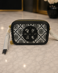 Tori Black and Gray Crossbody