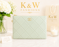 Mint Green CC wristlet ￼