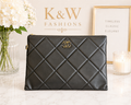 Black CC me wristlet