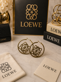 Gold earrings