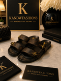 Brown LV slipper Size 10 women
