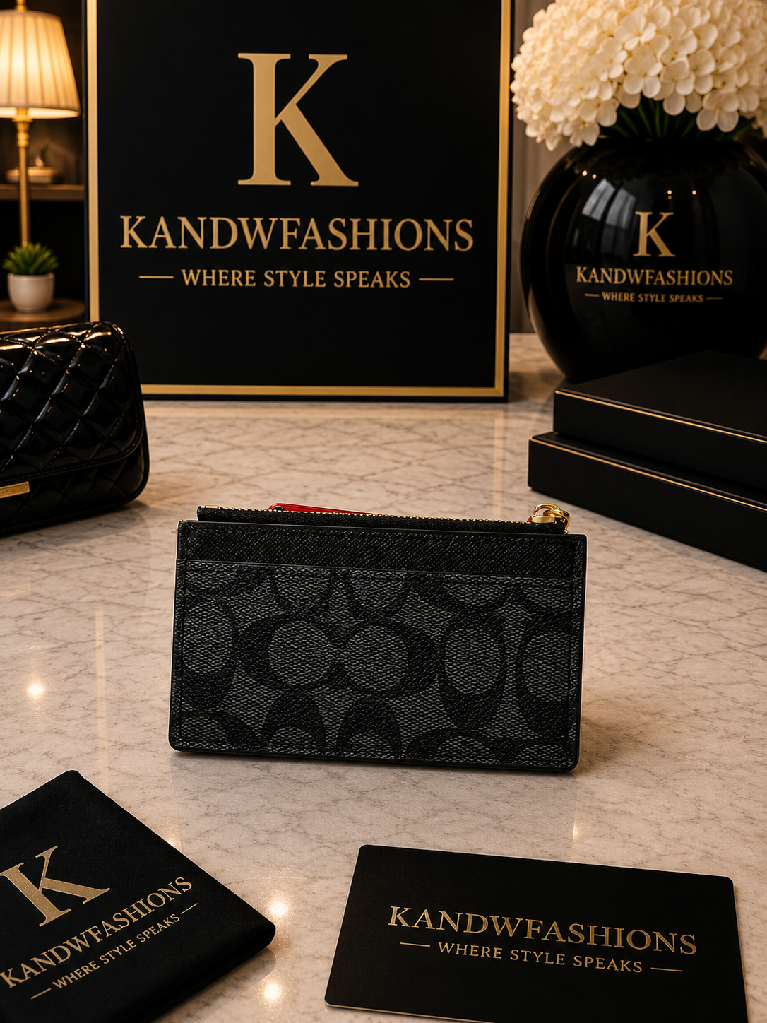 Black C wallet
