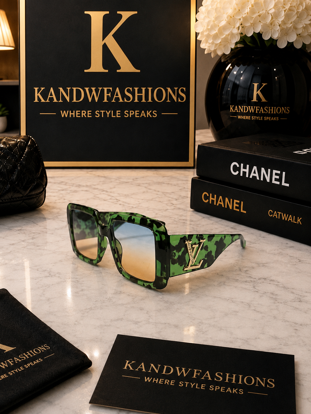 Green LV Sunglasses
