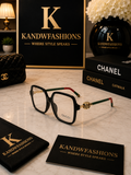 Red and Green GG Clear Frames