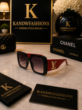 LV Red and Black Sunglasses