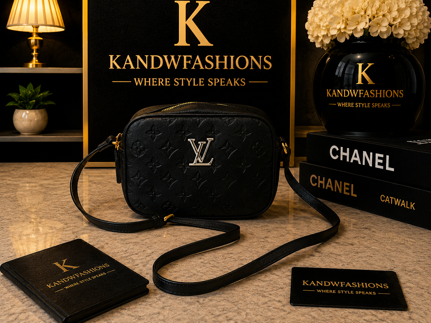 Black LV Crossbody