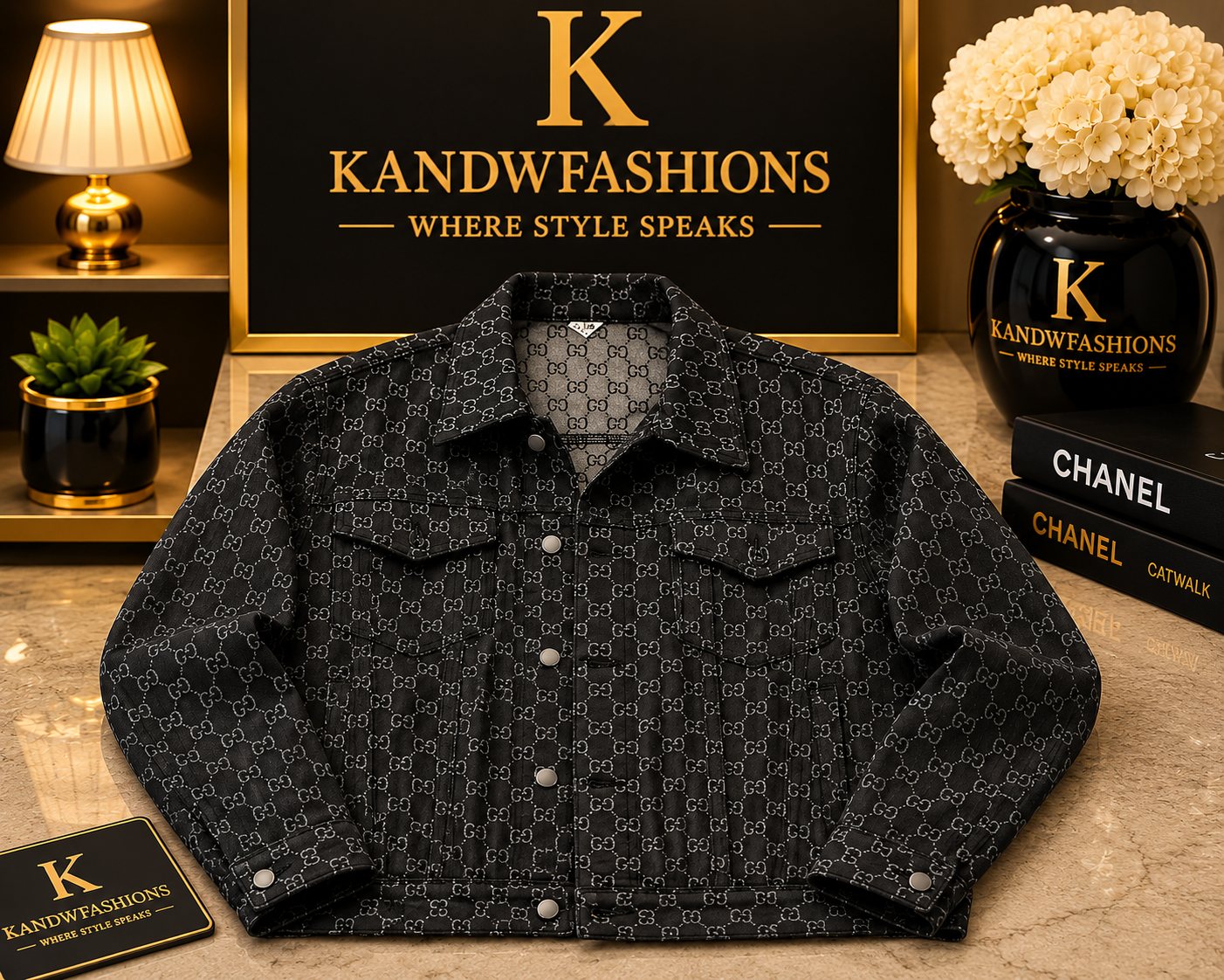 Men’s black GG jacket
