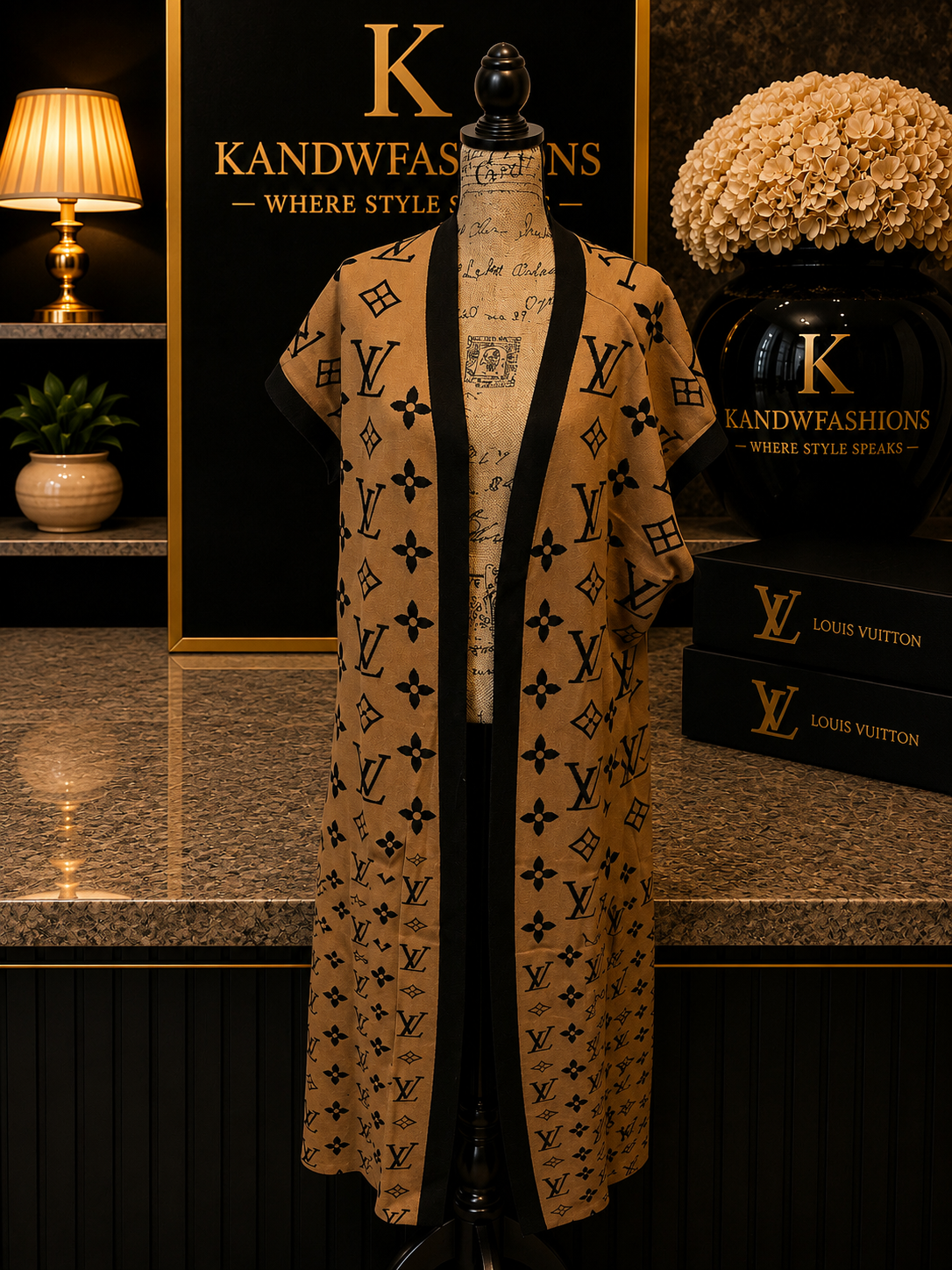 Ladies, long LV sweater