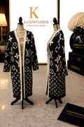 Black and White LV cardigan