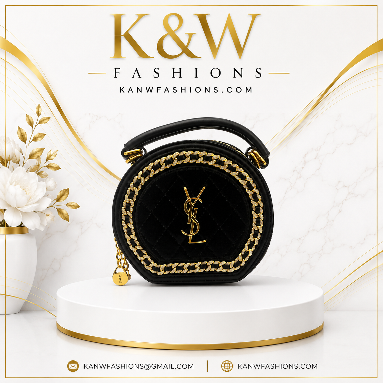 Round YSL Bag