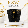 CC black and gold bucket bag