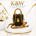 Brown and gold LV Crossbody