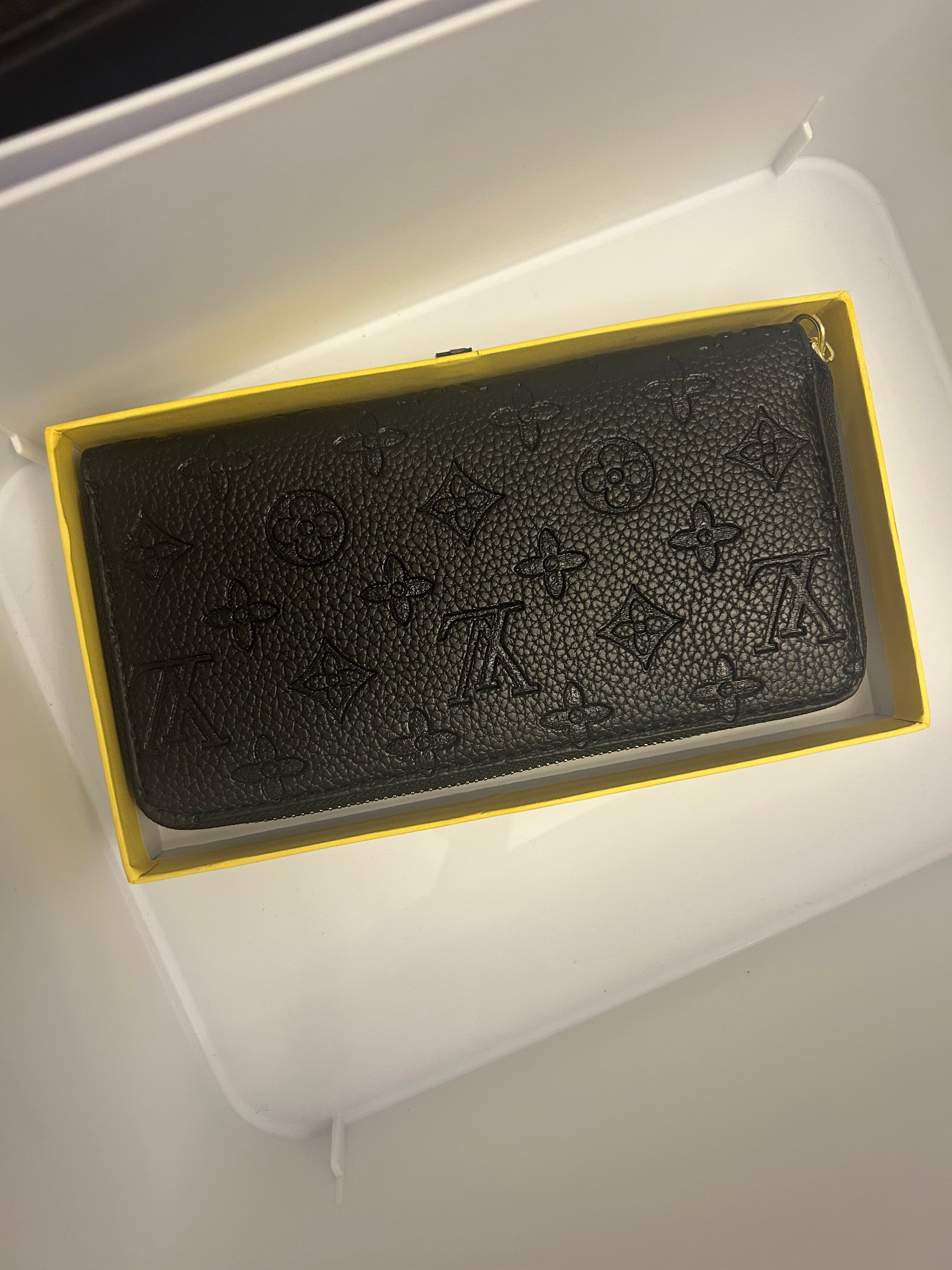 Black LV wallet
