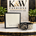 Tan and Silver GG Belt